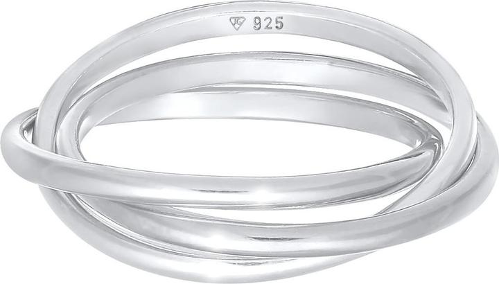 Actual product image Elli Ring Wrap Ring Trini Basic 925 Silver (58, 925 Silver)