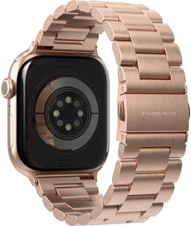 Actual product image Vonmählen Gliederarmband 2 für Apple Watch 40/41/rosegold (316L stainless steel)