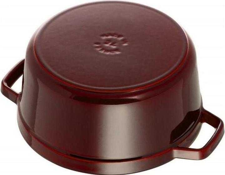 Actual product image Staub Roaster dark red (22 cm, Casserole + Stewpot, Cast iron)