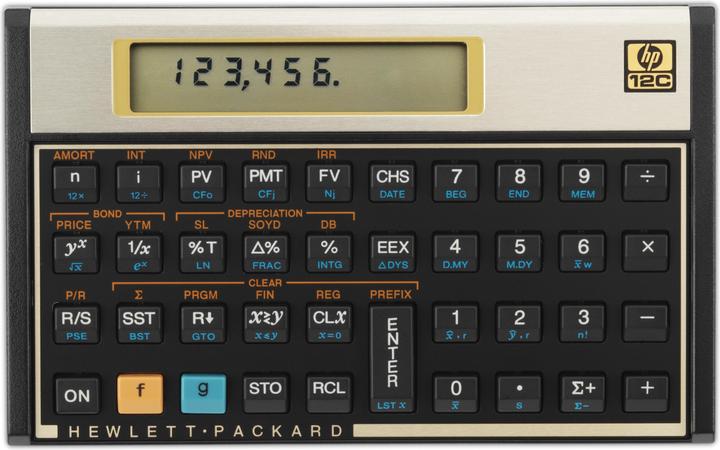 Actual product image HP 12C Financial Programmable Calculator (Batteries)