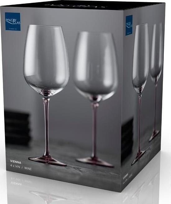 Produktbild Lyngby 50 cl - Glas - Lilla (53 cl, 4 Gläser, Weingläser Set)