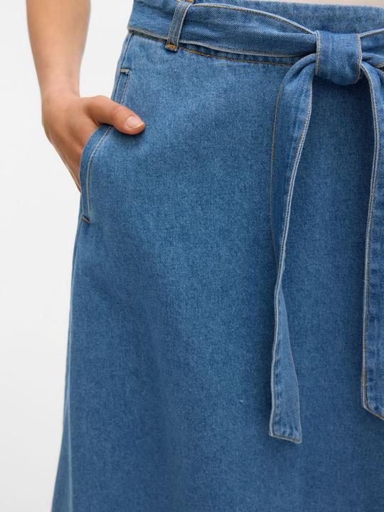 Actual product image Vero Moda VMJOLENE Hohe Taille Midirock Jeansrock (XS)