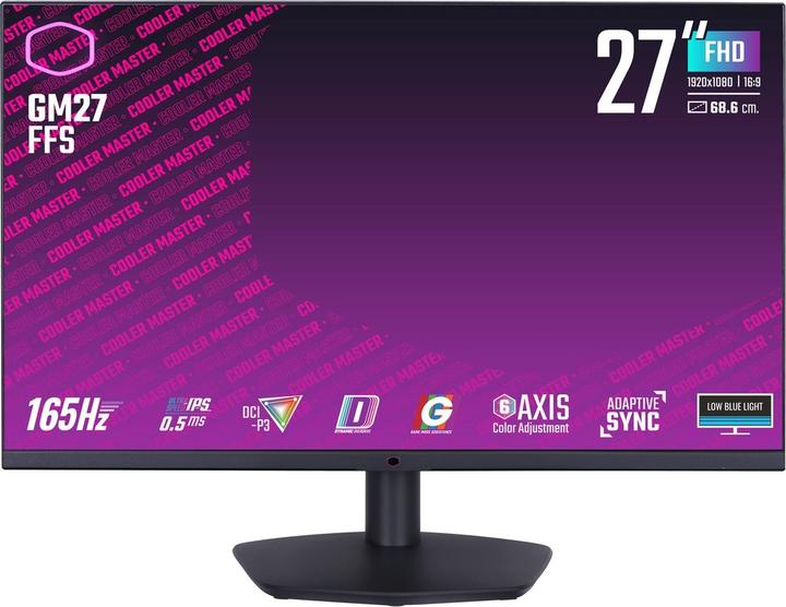 Produktbild Cooler Master CoolerMaster Gaming Monitor 68,6cm (27") GM27-FFS-EK 16:09 (1920 x 1080 Pixel, 27")
