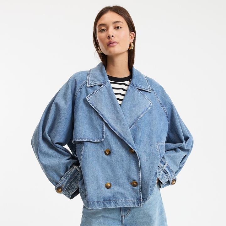 Immagine prodotto La Redoute Collections Kurzer Trenchcoat aus Denim