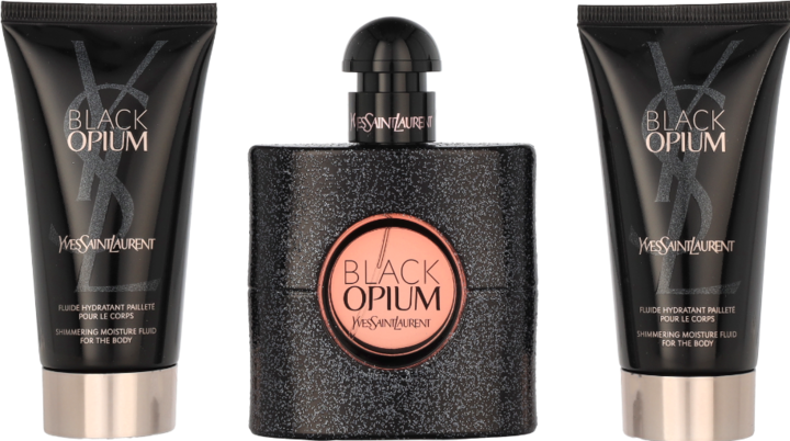 Produktbild Yves Saint Laurent Black Opium 50ml Bodyset Black Opium 50ml + 2x Black Opium Body Lotion (Körperpflegeset)