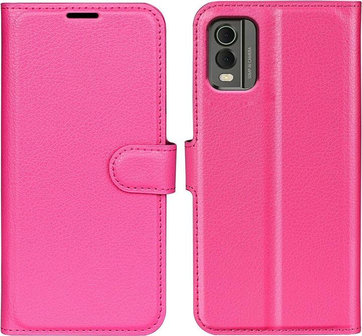 Actual product image Cover-Discount Nokia C32 - Leather Case Cover pink (Nokia C32)