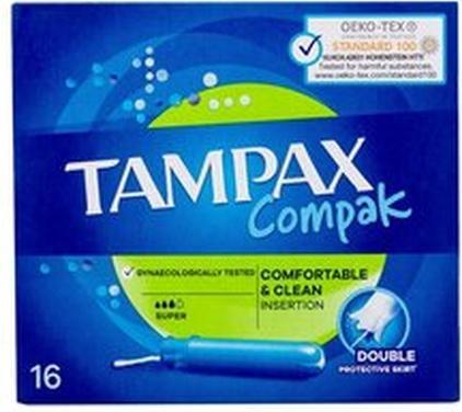 Tampax Compak Super - Tampon 16.0ks (16x, Normal)