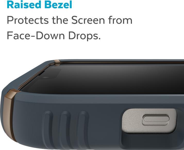 Produktbild speck Presidio2 Grip – Rutschfeste iPhone 15 Plus/14 Plus Hülle (Anthrazit/Cool Bronze/Schiefer) (Apple iPhone 14 Plus, Apple iPhone 15 Plus)