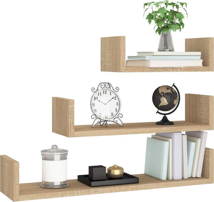 Produktbild VidaXL Venyamin (60 x 15 x 10 cm, 45 x 15 x 10 cm, 30 x 15 x 10 cm)