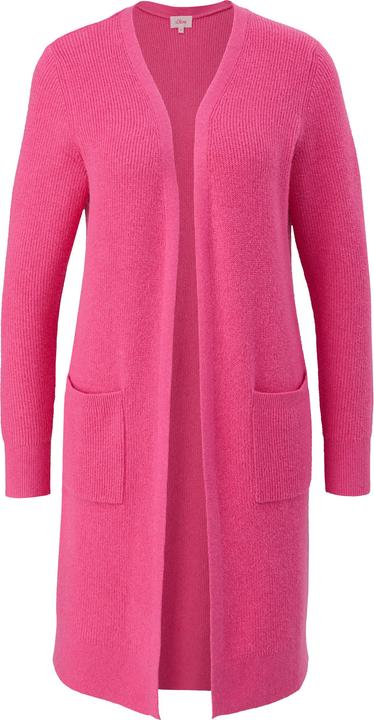 Produktbild s.Oliver Strickjacke Cardigan mit Rippstruktur (42)