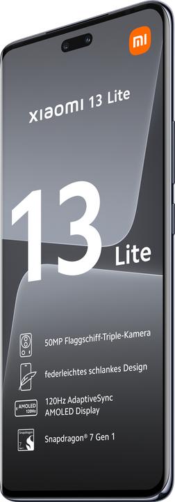 Xiaomi 13 Lite (128 GB, Nero, 6.55", Doppia SIM, 5G)