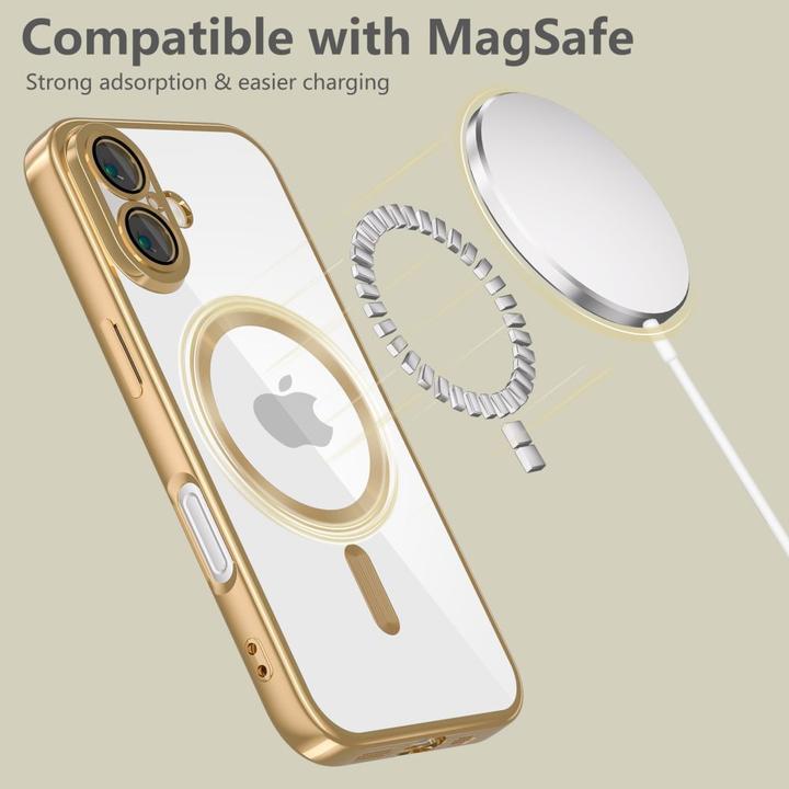 Image du produit Tech-Protect Étui MagFlex MagSafe pour iPhone 16e - Or (Apple iPhone 16e)