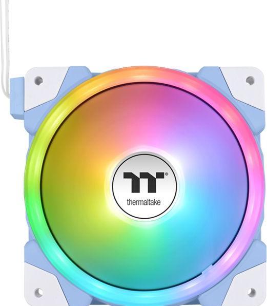 Actual product image Thermaltake Lot De 3 Ventilateurs De Boitier Swafan Ex Sync - 12cm (Bleu) (120 mm, 3 x)