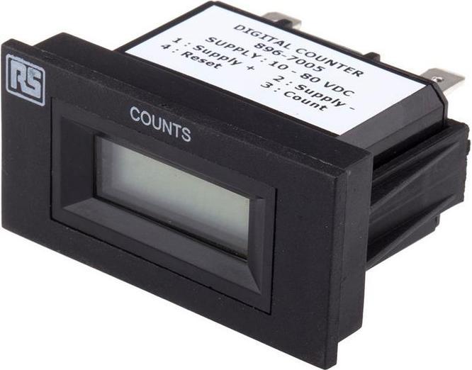 RS PRO Contatore d'impulsi digitale 10-80Vdc