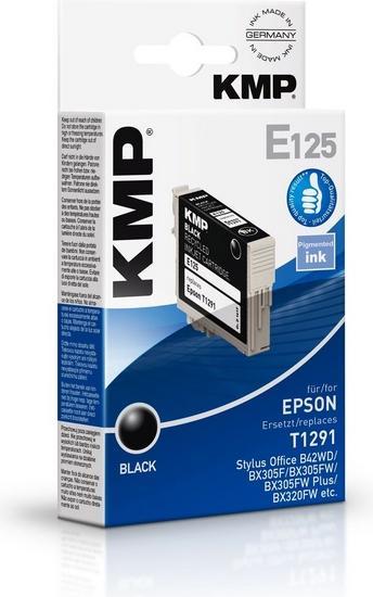 Produktbild KMP E125 Tintenpatrone kompatibel mit Epson T 129 (BK)