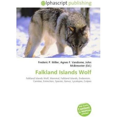Falkland Islands Wolf, Fachbücher von Agnes F. Vandome, John McBrewster, Frederic P. Miller