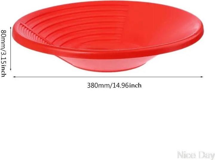 Produktbild S E SE Goldwäscherei-Pan 38 CM - Rot