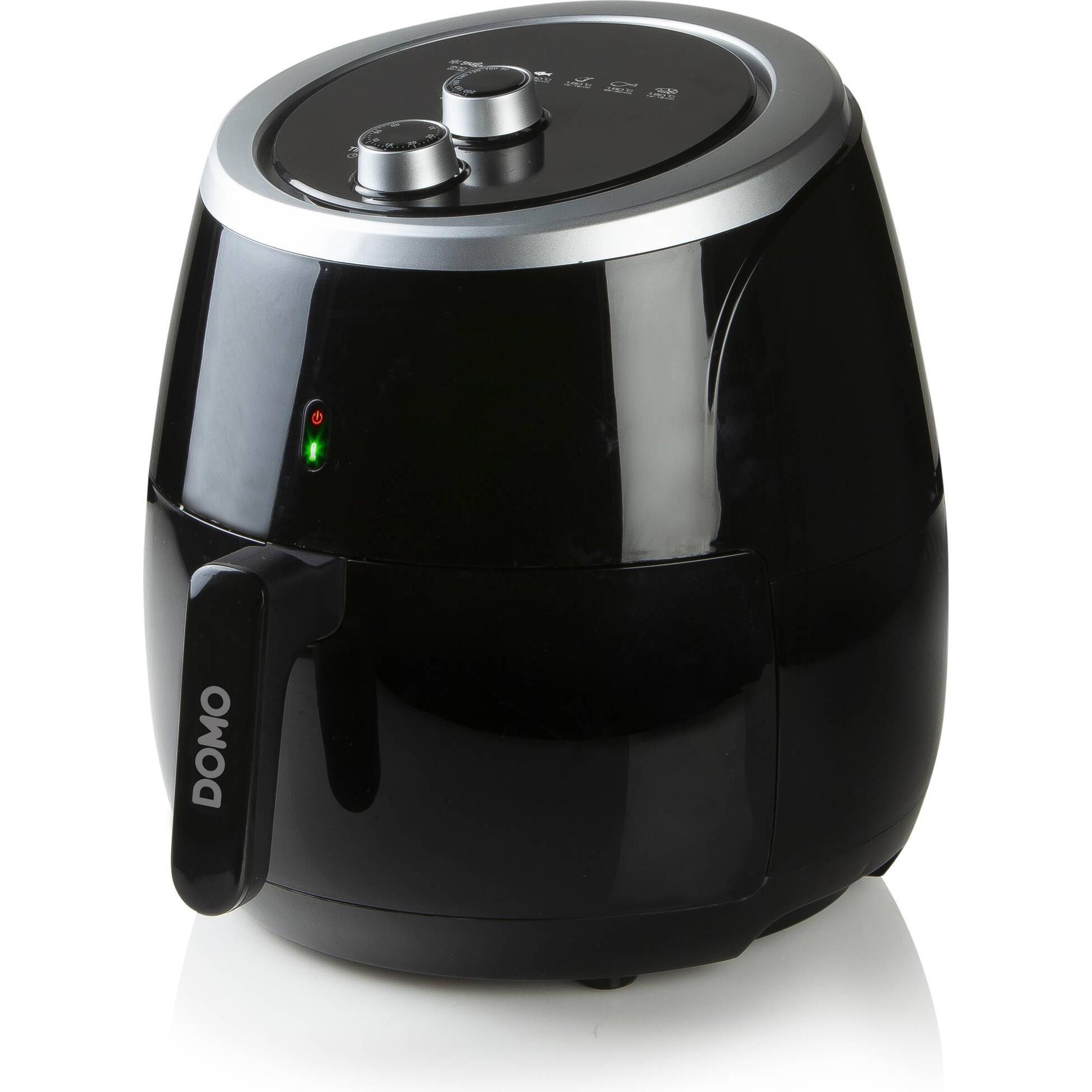 Domo Fritteuse DO531FR 1.4 kg, Fritteuse, Silber, Schwarz