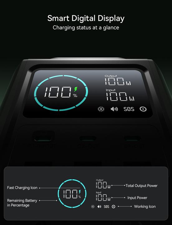 Produktbild Joyroom Super Large Capcacity (75000 mAh, 100 W, 240 Wh)