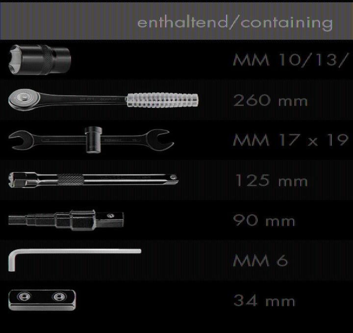Actual product image HEYTEC Sanitary set, 11 pcs. (11 pieces)