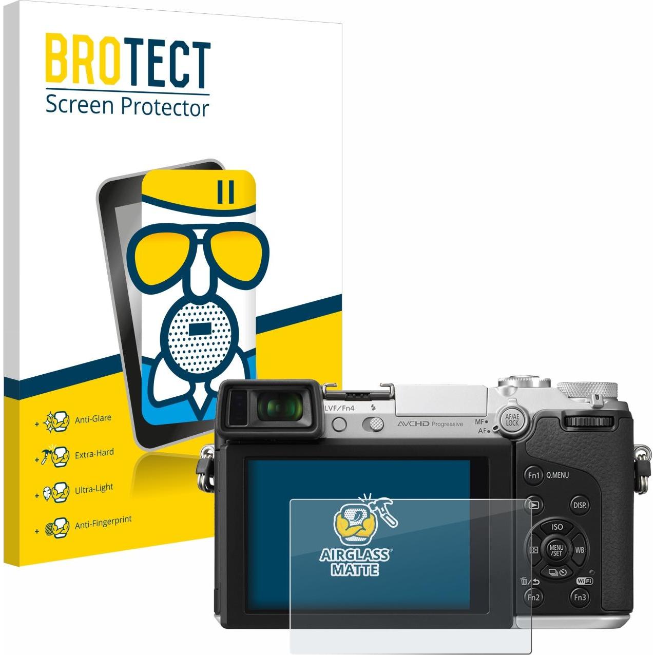 BROTECT Schutzglas Schutzfolie Glas Folie Displayschutz matt (Displayschutz, Lumix DMC-GX7), Kameraschutz