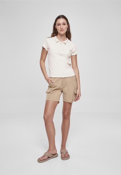 Produktbild Urban Classics Ladies Rib Polo Tee (S)