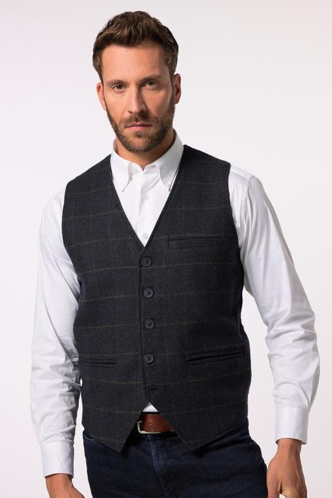 Actual product image JP1880 JP 1880 Weste, Karo, Strickrücken, bis 7 XL (7XL)