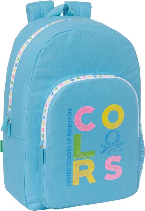 Produktbild Benetton Schulrucksack Spring Celeste 30 x 46 x 14 cm