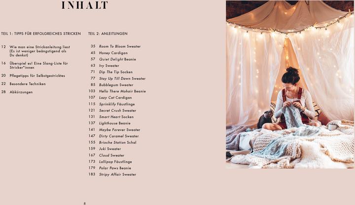 Actual product image Knit this! - Das Wohlfühl-Strickbuch (German, Judith Kutscher, Veronika Lindberg, 2023)