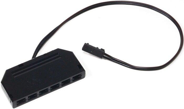 Produktbild L&S LED 6-fach Verteiler passend für 12 V schwarz 6-fach Verteiler