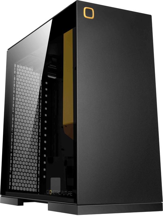 Geometric Future Future M8 Lohan Mid tower Pc behuizing, verticaal luchtkanaalontwerp, Zwart, GEO-M8-LOB (E-ATX, mATX, Mini-ITX, ATX)