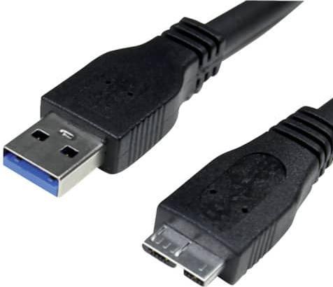 Image du produit MediaRange MRCS153 Accessoires informatiques Câble USB Micro 3.0 noir (1 m, USB 2.0)