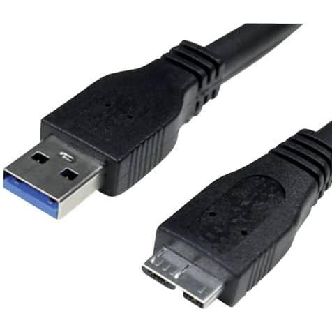 Thumbnail - MediaRange MRCS153 Edv-Zubehöre USB-Kabel Micro 3.0 schwarz (1.80 m, USB 2.0), USB Kabel