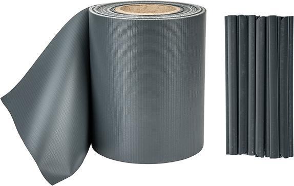 Actual product image Bradas PVC Privacy Strip Foil Fence Balcony Roll Mat Screen Anthracite 35 m