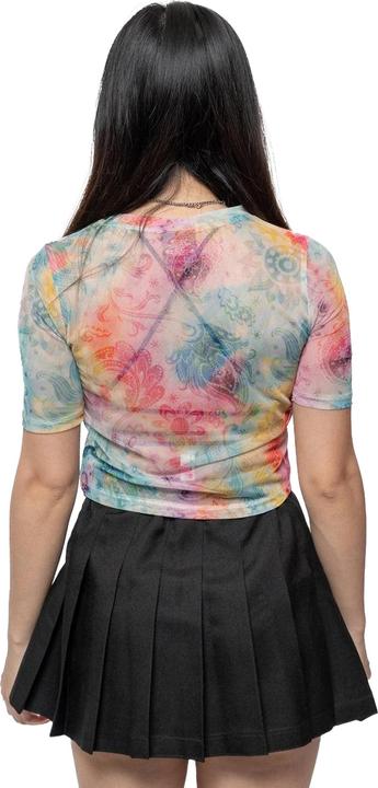 Actual product image The Beatles Womens/Ladies Sgt Pepper Mesh Crop Top (XS)