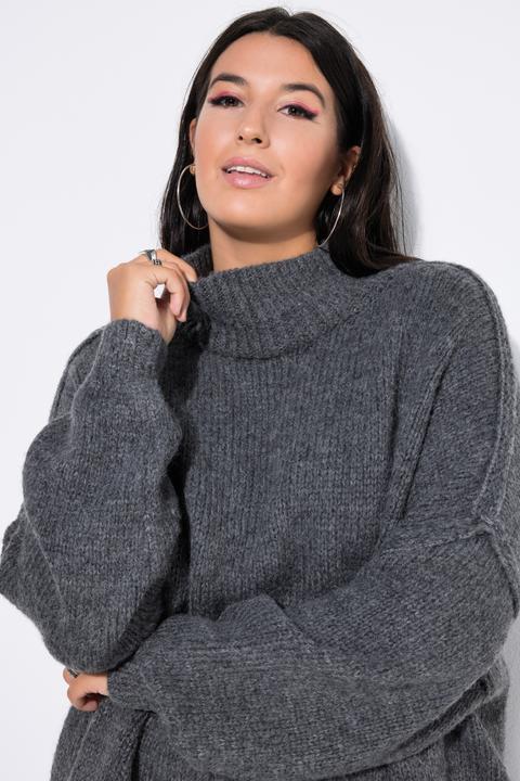 Produktbild Studio Untold Pullover, oversized, extra softer Strick, Stehkragen, Langarm, Premium (42, 44)