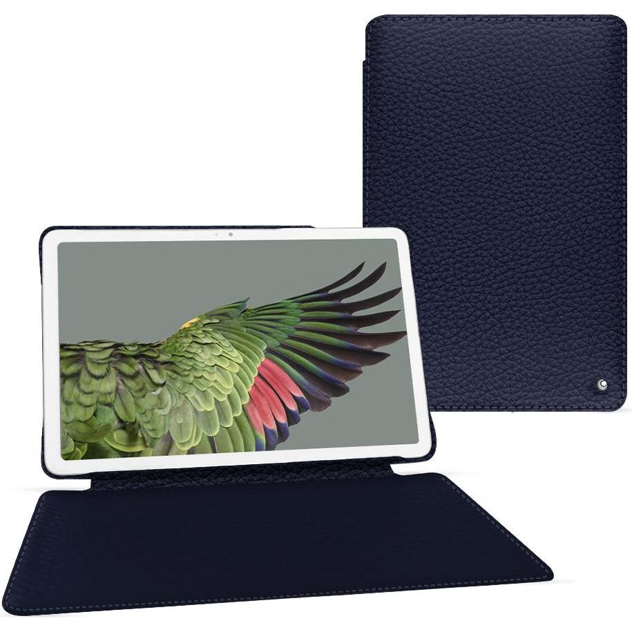 Noreve Lederschutzhülle horizontal (Google Pixel Tablet), Tablet Hülle, Violett