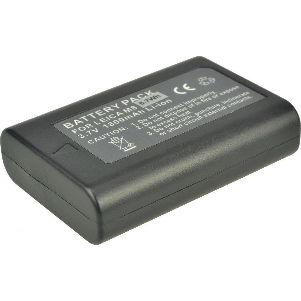 Thumbnail - 2-Power Digital Camera Battery 3.7V 1600mAh (Akku), Kamera Stromversorgung, Schwarz