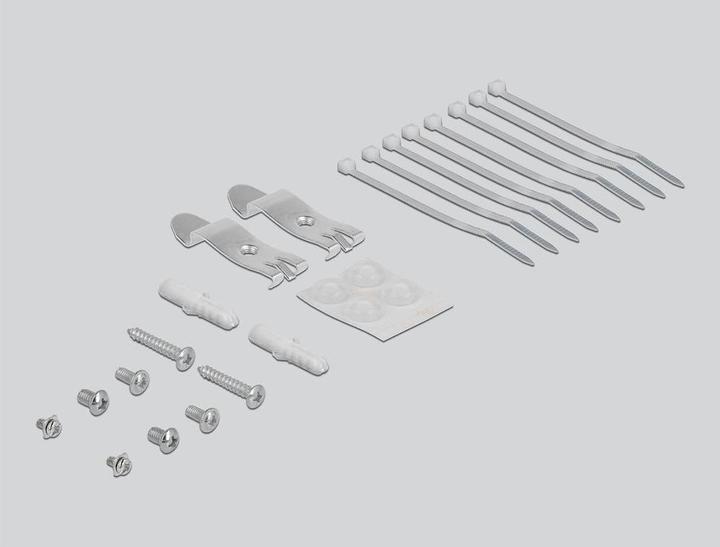Produktbild Delock Keystone Patchpanel 8 Port schwarz