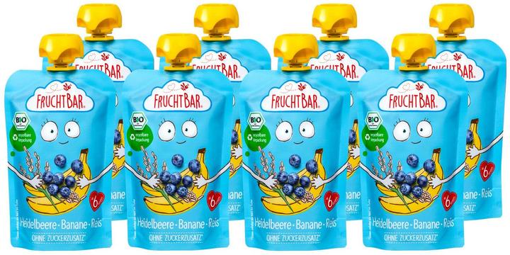 Banane, Früchte, Heidelbeere, Reis