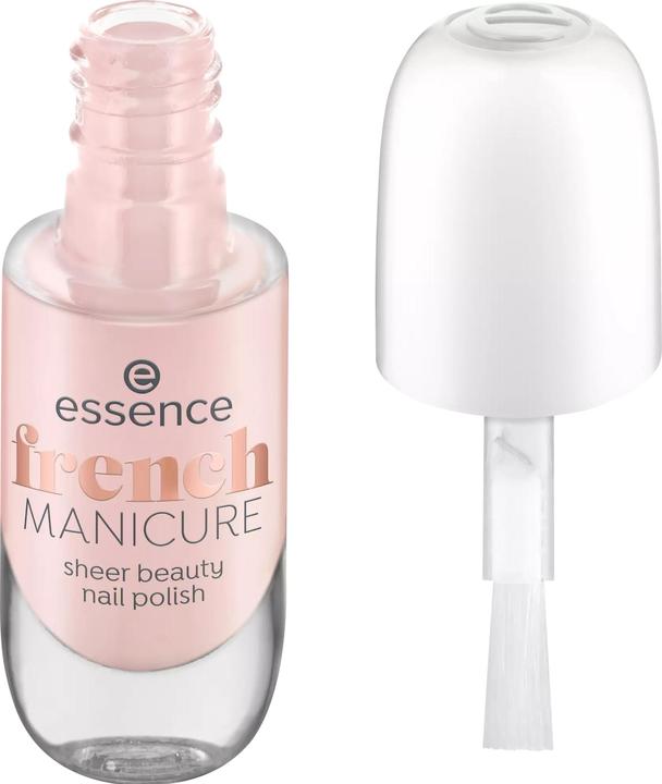 Actual product image essence Sheer Beauty Nail polish 01 peach please! (01 peach please!, Gel-Effect Nail Polish)