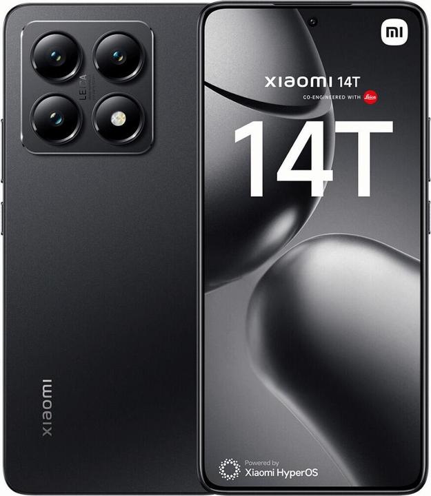 Xiaomi 14T (512 GB, Titan Black, 6.67", SIM + eSIM, 5G)