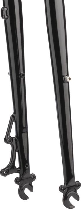 Actual product image Surly Preamble Steel Fork, 700C, 28.6-30, 44mm, 400mm, 100x9mm QR, IS Disc, black