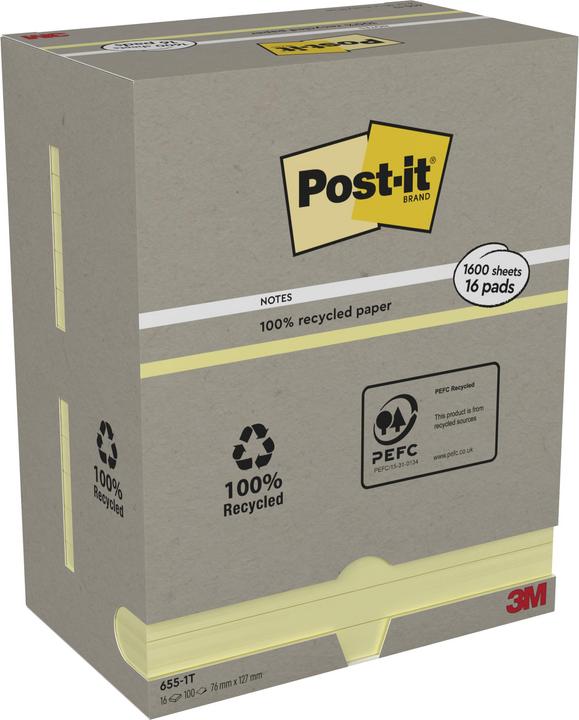 Immagine prodotto Post-it Riciclaggio (127 x 76 mm)