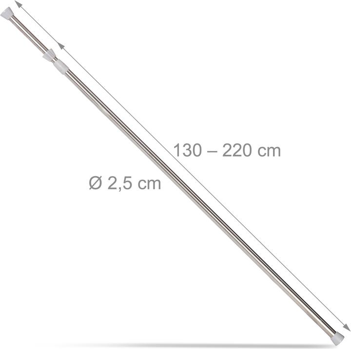 Actual product image Relaxdays Telescopic Rod, Extensible