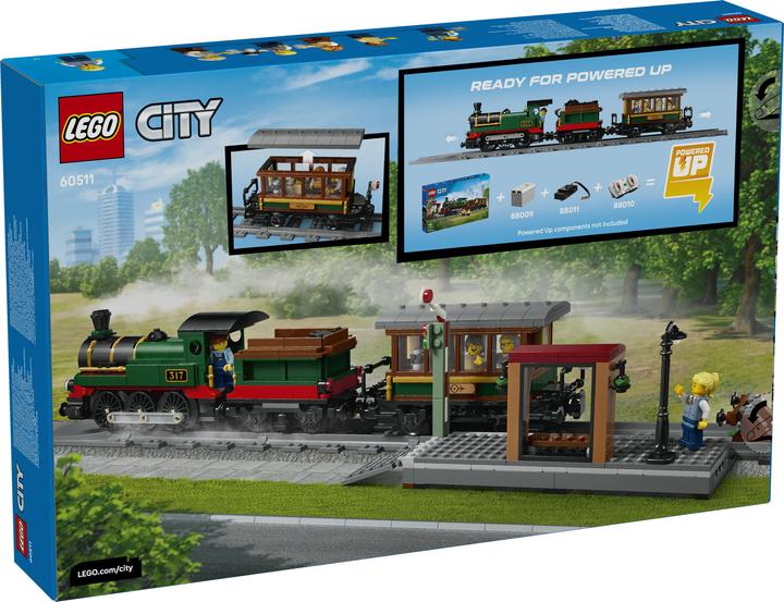 Immagine prodotto LEGO Klassischer Dampfzug (60511, LEGO City)