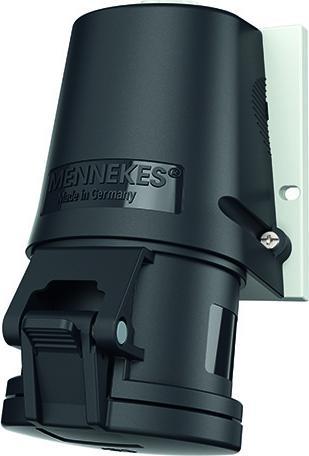 Actual product image Mennekes MEN 1349 32A4P 7H500V TwinCONTACT IP44 wall box