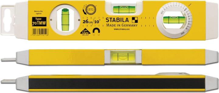 Produktbild Stabila Wasserwaage Type 70 TMW (25 cm)