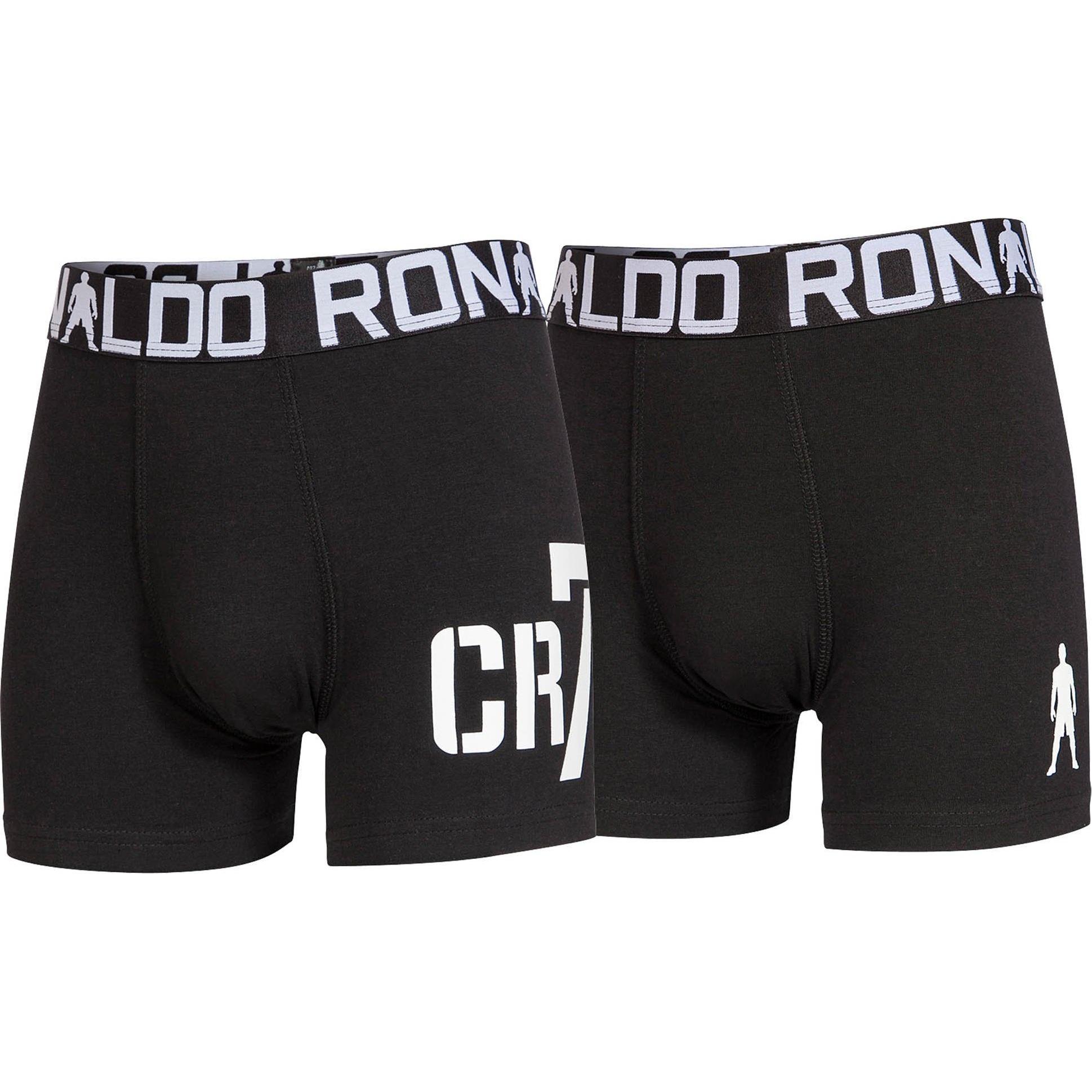 CR7, Jungen, Unterhosen, Trunk, Schwarz, (158, 2er Pack)