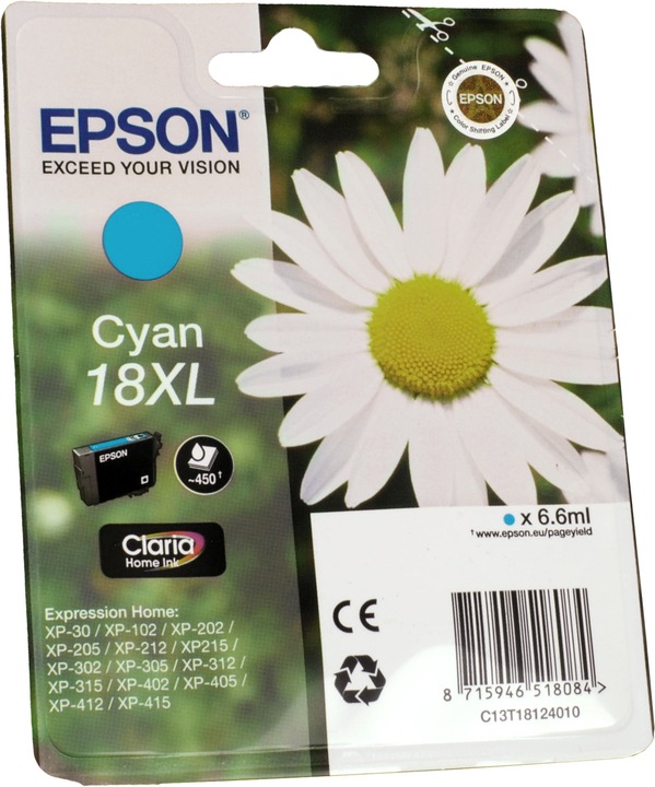 Actual product image Epson 18XL Claria Home (C)
